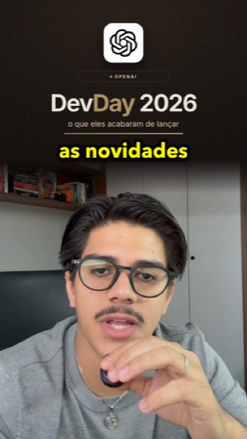 Capa do Reels DevDay da OpenAI