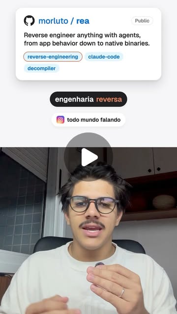 Capa do Reels Reverse Engineer Anything